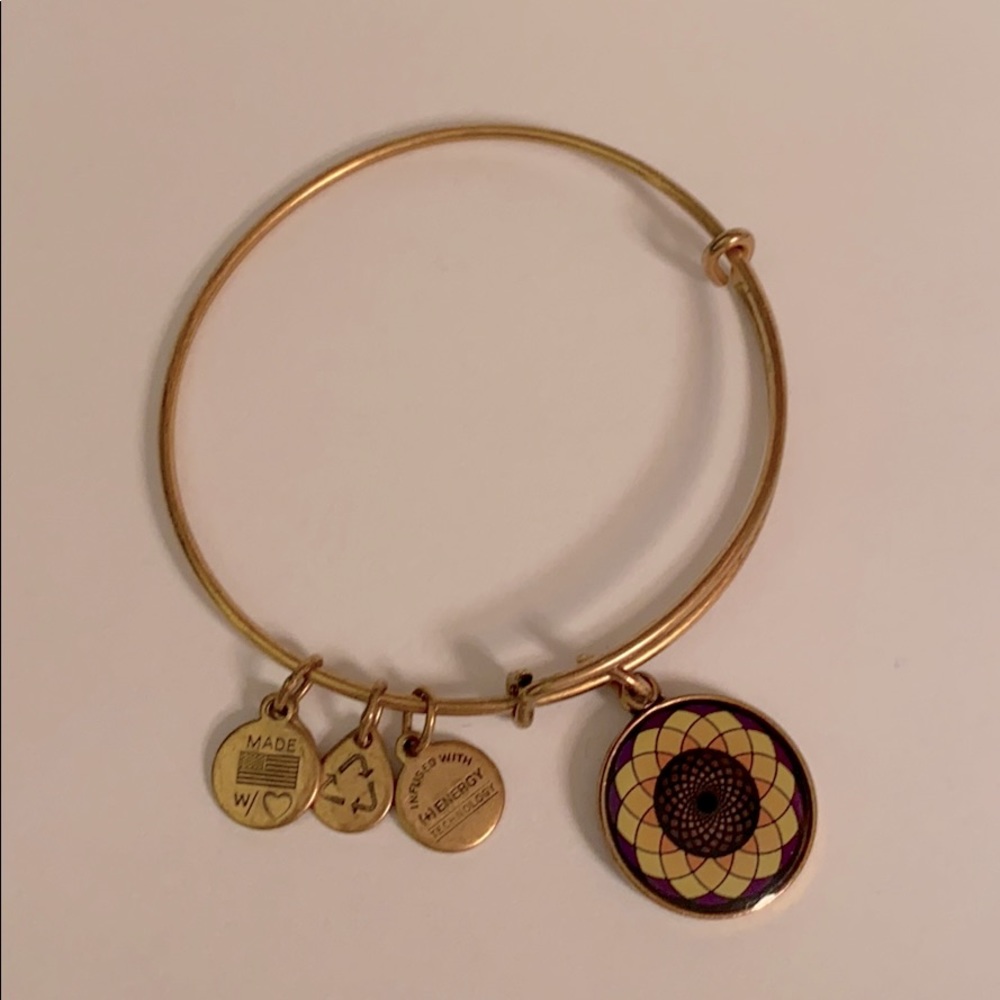 Alex and Ani Sunflower Bangle bracelet
